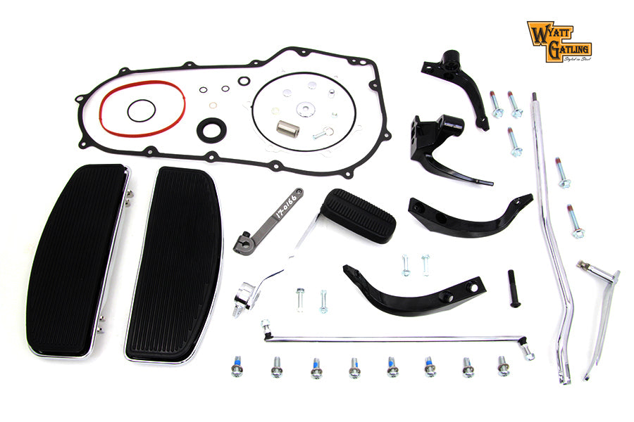 22-0453 - Wyatt Gatling Driver Footboard Kit with Black Brackets by Wyatt Gatling