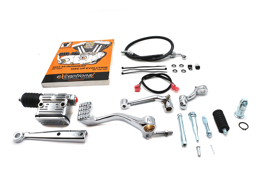 22-0460 - XL Stock Mid Control Kit Chrome by V-Twin