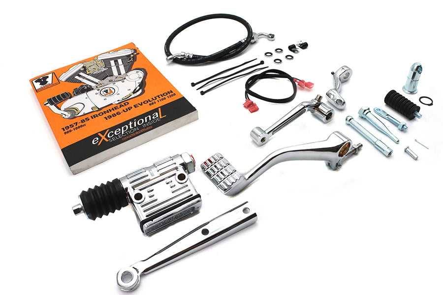 22-0460 - XL Stock Mid Control Kit Chrome by V-Twin