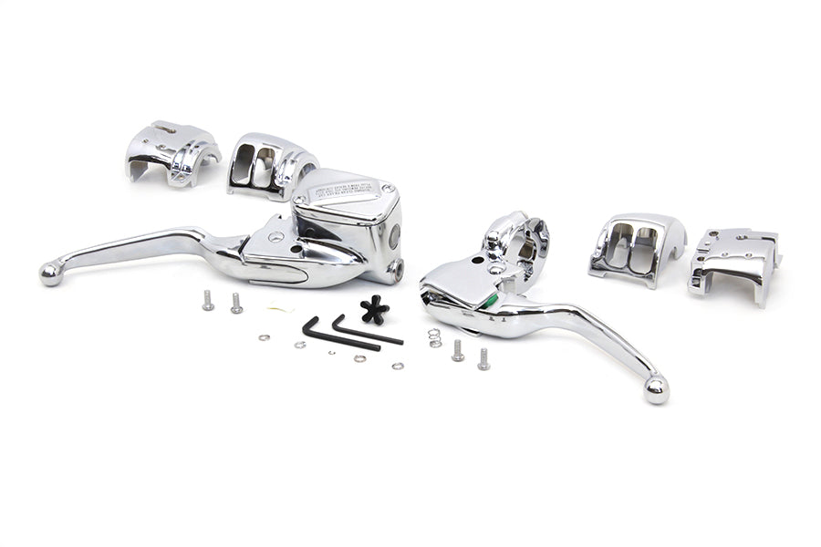 22-0602 - Handlebar Control Kit Chrome by V-Twin