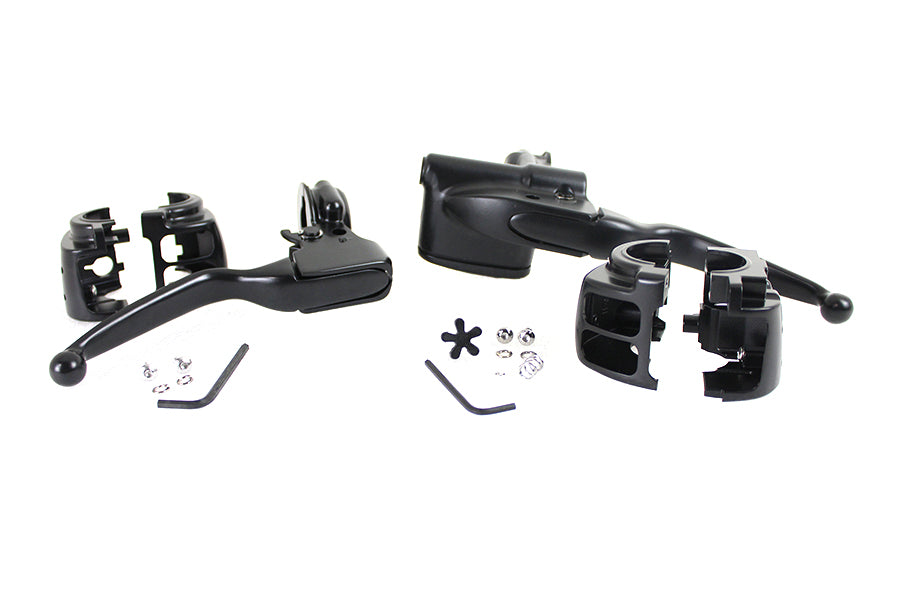 22-0603 - Handlebar Control Kit Black by V-Twin