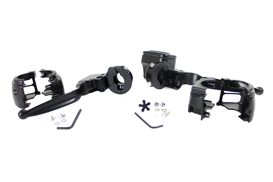 22-0603 - Handlebar Control Kit Black by V-Twin