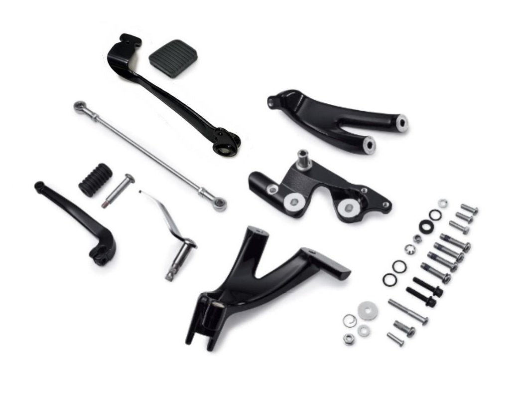 22-0660 - Black Forward Control Kit by V-Twin