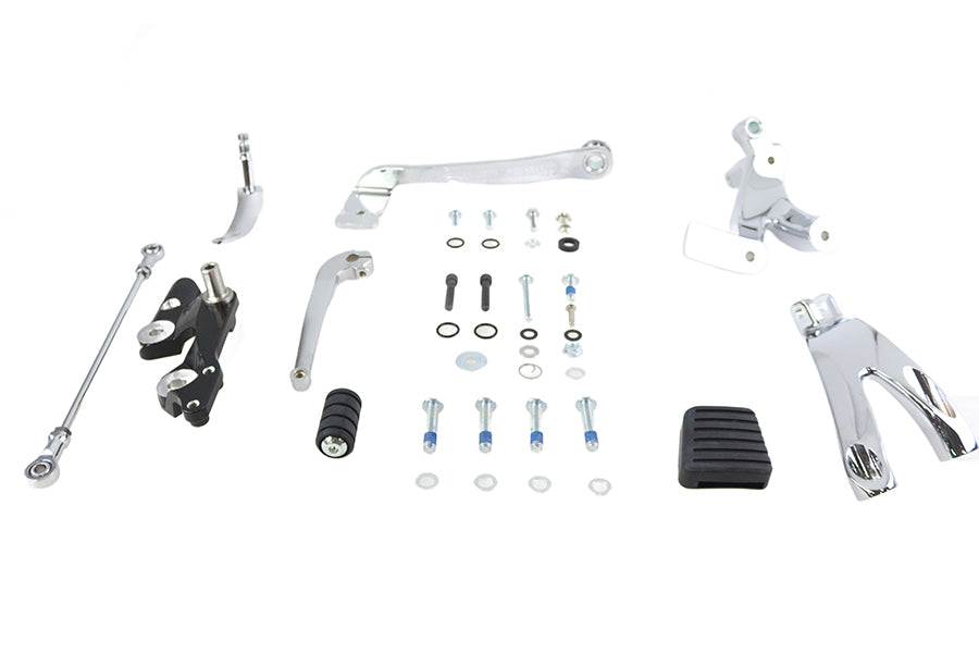 22-0662 - Chrome Forward Control Kit by V-Twin