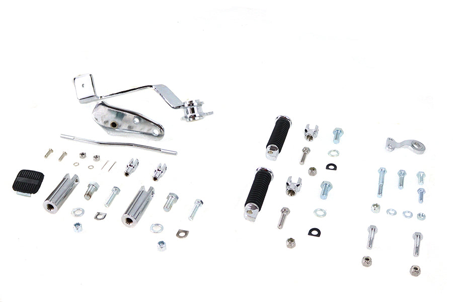 Rigid Forward Brake Pedal Kit Chrome