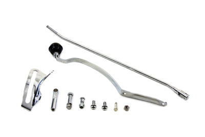 22-0722 - Chrome Tank Hand Shifter Control Kit by V-Twin