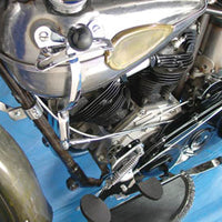 22-0722 - Chrome Tank Hand Shifter Control Kit by V-Twin