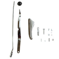 22-0725 - Chrome Tank Hand Shifter Control Kit by V-Twin