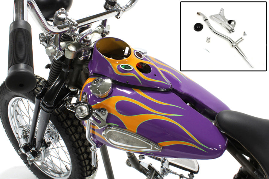22-0738 - Chrome 1936 Style Hand Shift Lever Set by V-Twin