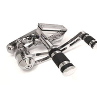 22-0760 - Billet Forward Control Kit Chrome by V-Twin