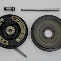22-0774 - Dual Cam Brake Backing Plate and Brake Drum Kit Black by V-Twin