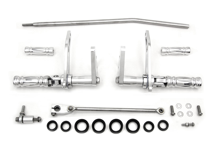 22-0779 - Billet Forward Control Kit Polished by V-Twin