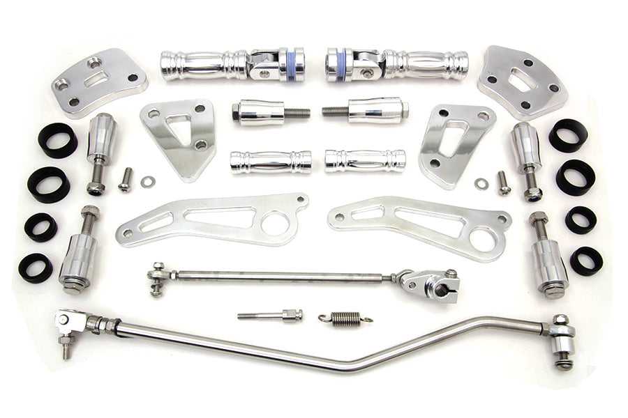22-0797 - Billet Forward Control Kit Polished by V-Twin