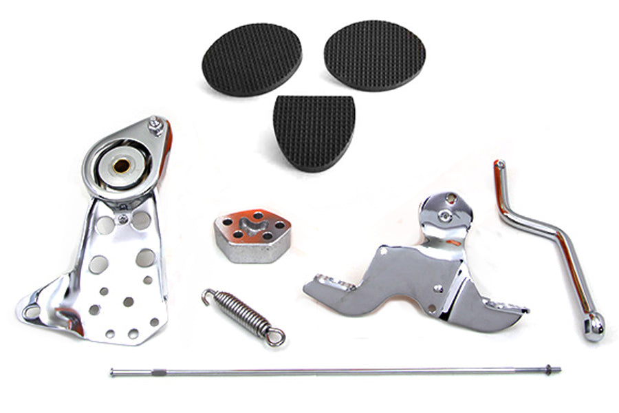 22-0833 - Chrome Foot Clutch Assembly by V-Twin
