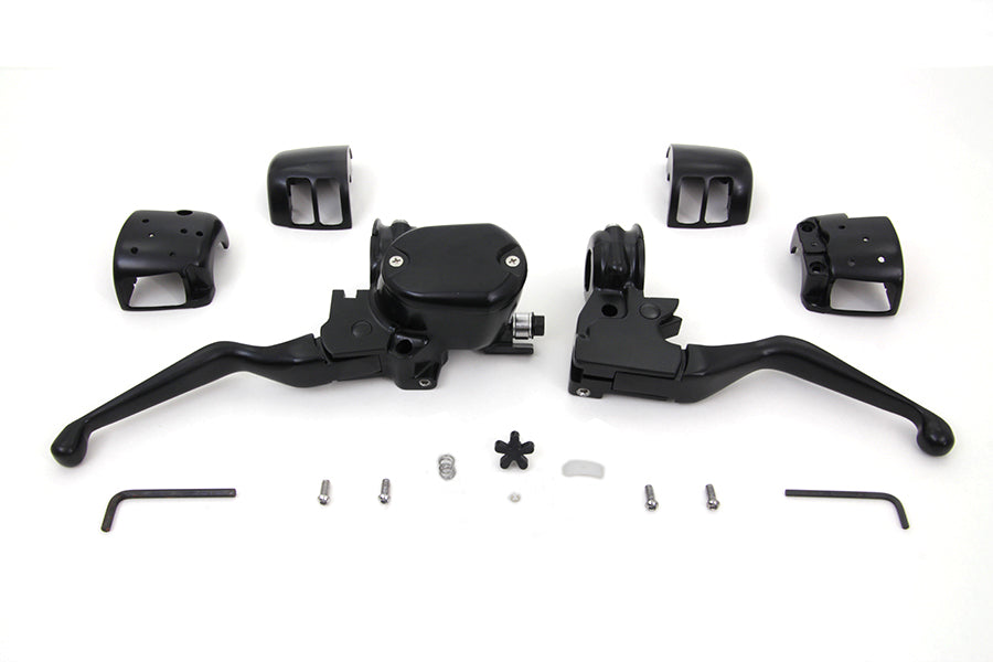 22-0835 - Handlebar Control Kit Black by V-Twin