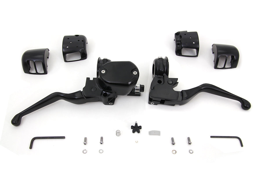 22-0836 - Handlebar Control Kit Black by V-Twin