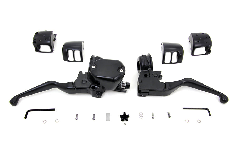 22-0838 - Handlebar Control Kit Black by V-Twin