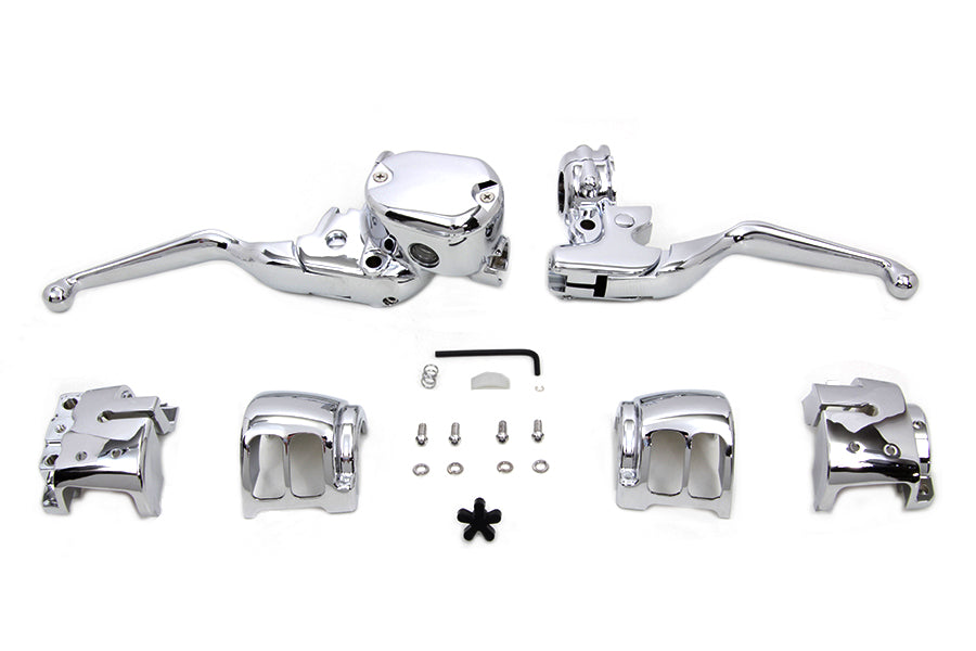 22-0841 - Handlebar Control Kit Chrome by V-Twin