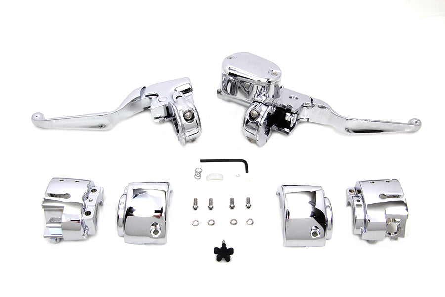 22-0841 - Handlebar Control Kit Chrome by V-Twin