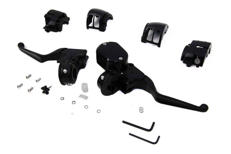 22-0842 - Handlebar Control Kit Black by V-Twin