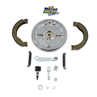22-0844 - Rear Brake Backing Plate Kit Polished by Motorshop