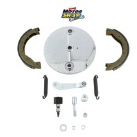 22-0844 - Rear Brake Backing Plate Kit Polished by Motorshop