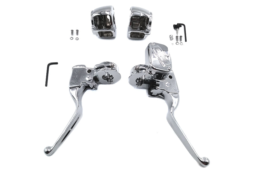 22-0886 - Handlebar Control Kit Chrome by V-Twin