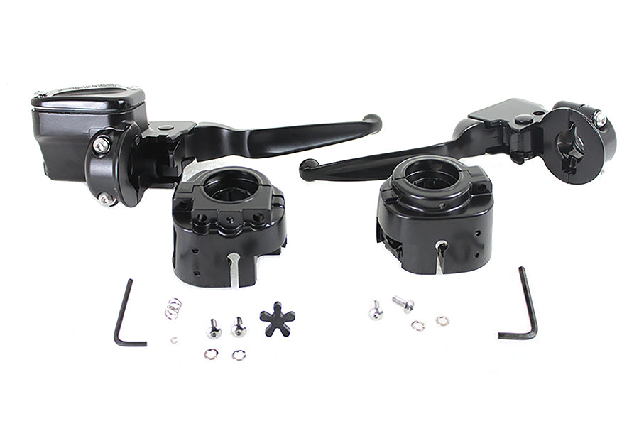 22-0887 - Handlebar Control Kit Black by V-Twin