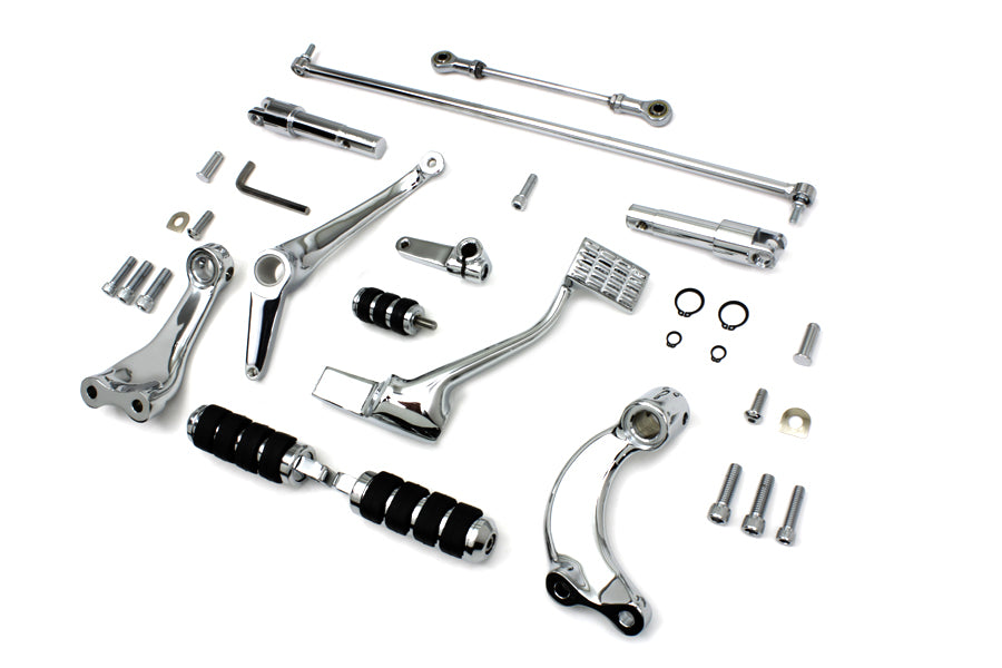 22-0900 - Chrome Forward Control Kit by V-Twin