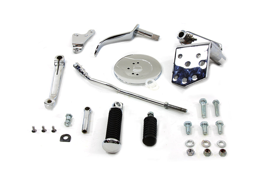 22-1002 - Chrome Replica Shifter Control Kit by V-Twin
