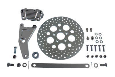22-1068 - GMA Anodized Rear Caliper Conversion Kit and 11-1/2 inch Dis by V-Twin