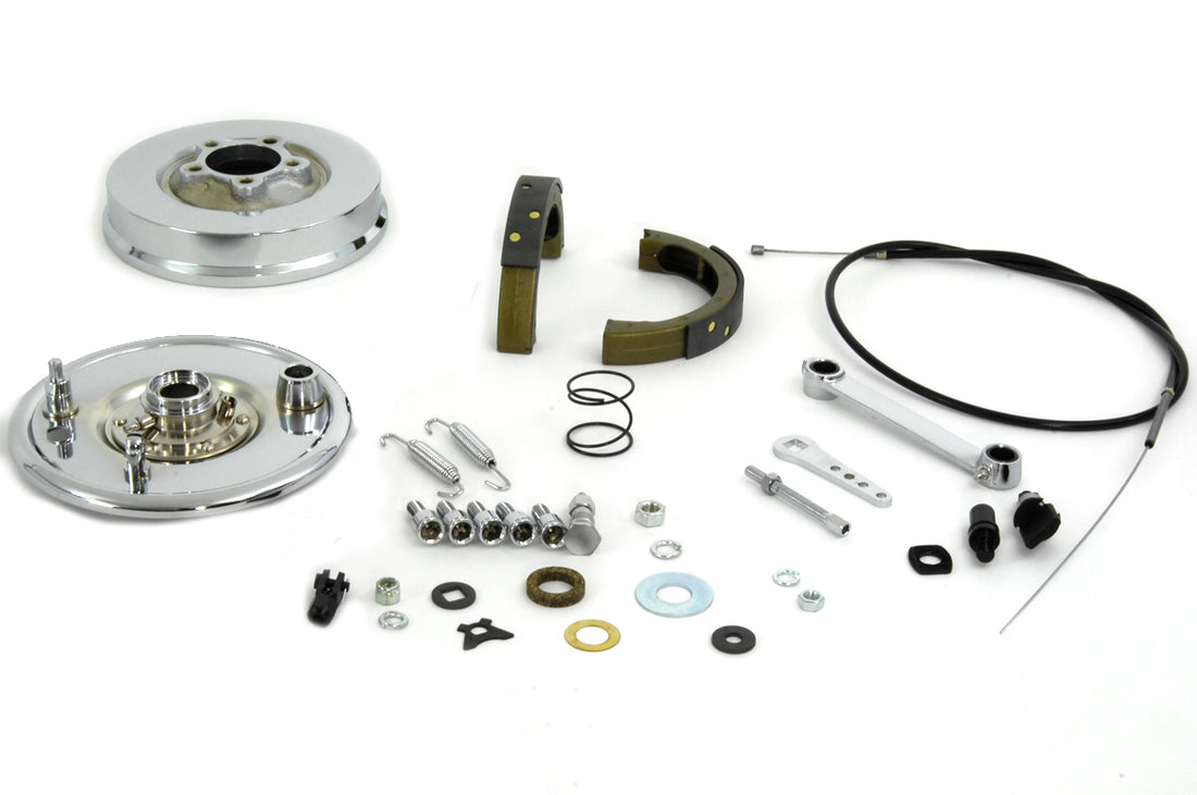 22-1083 - Spring Fork Front Brake Kit Chrome by V-Twin