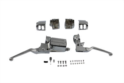 22-1099 - Chrome Handlebar Control Kit by V-Twin