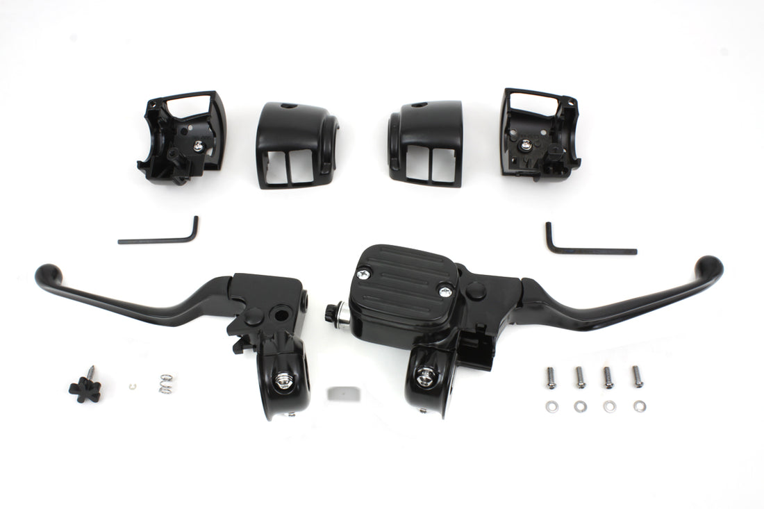 22-1160 - Handlebar Control Kit Black by V-Twin