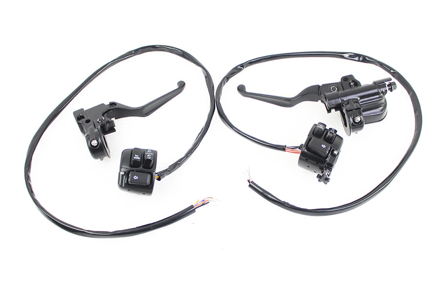 22-1526 - Handlebar Control Kit Black by V-Twin