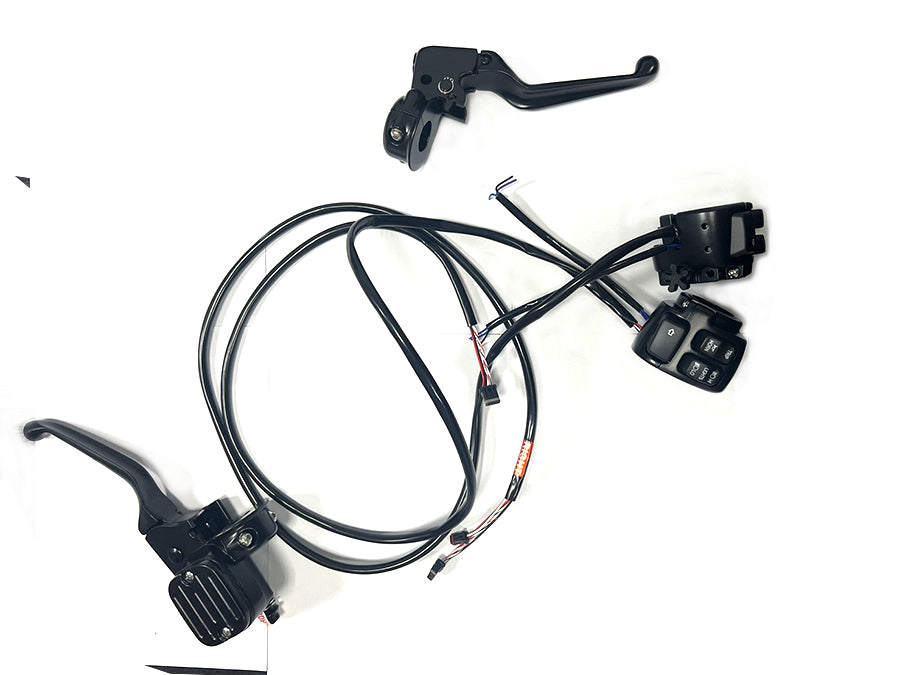 22-1839 - Handlebar Control Kit Black by V-Twin