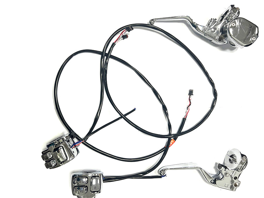 22-1842 - Handlebar Control Kit Chrome by V-Twin