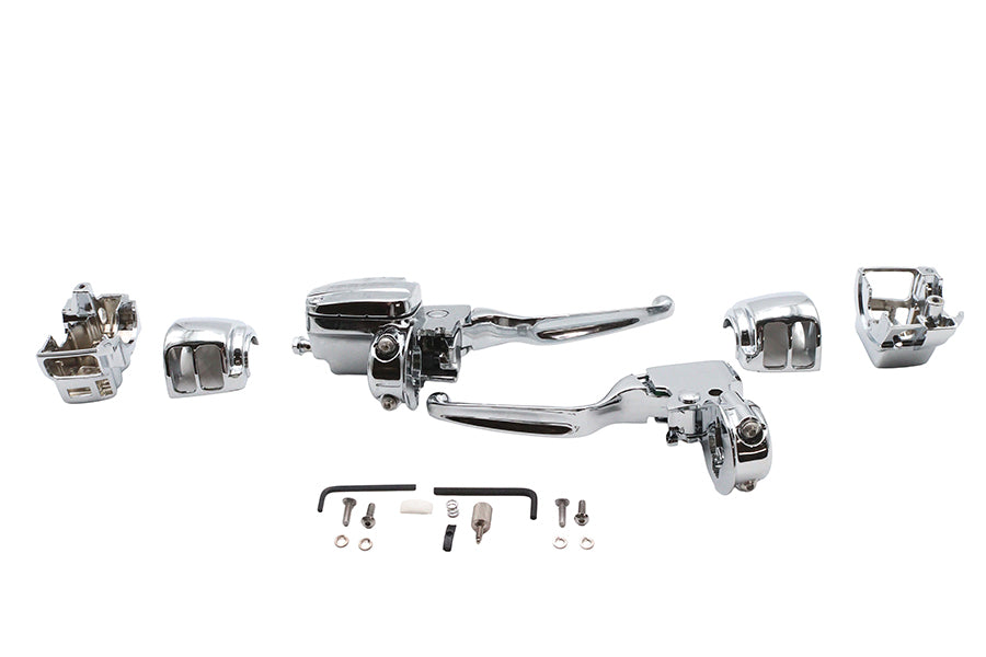 22-7260 - Ultima Handlebar Control Kit Chrome by Ultima
