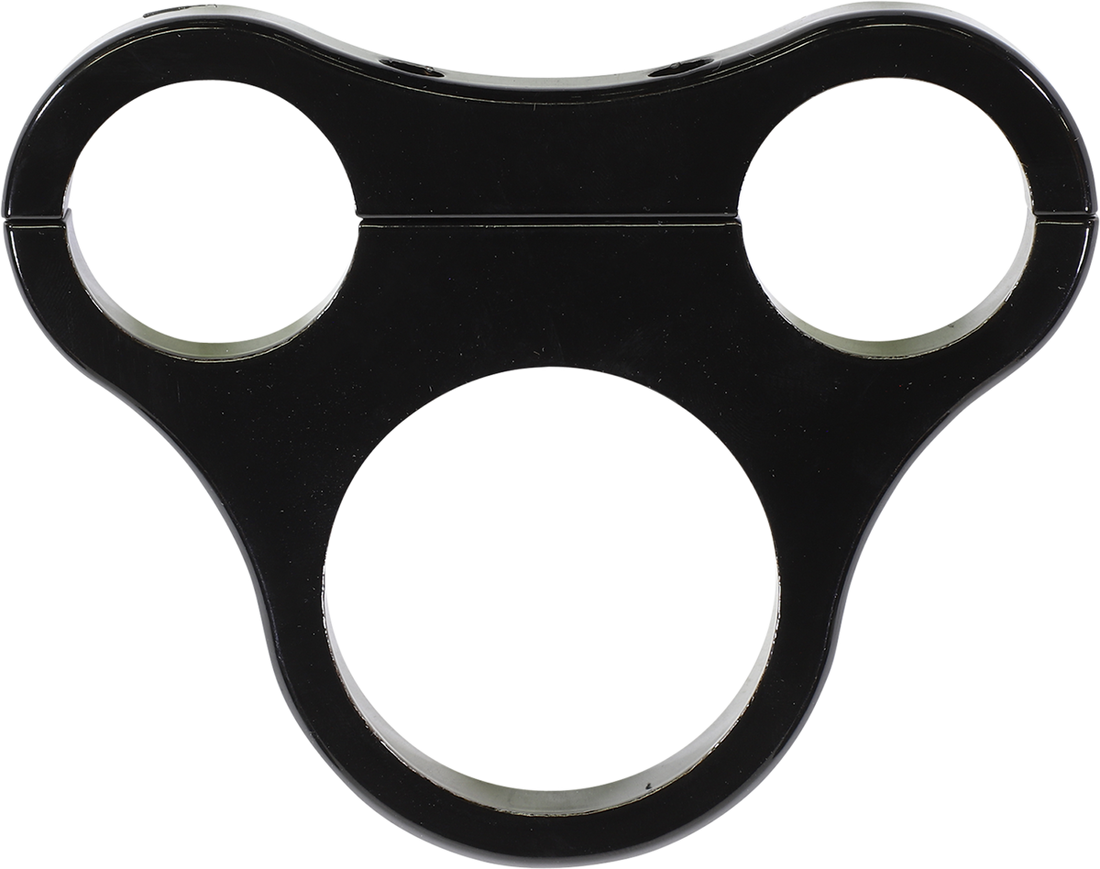 2210-0565 - DRAG SPECIALTIES 1.5" T-Bar Gauge Mount - Gloss Black - For Mini Gauge 2210-0565