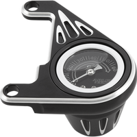 2212-0370 - ARLEN NESS Oil Pressure Gauge Kit - Deep Cut - Black 15-668