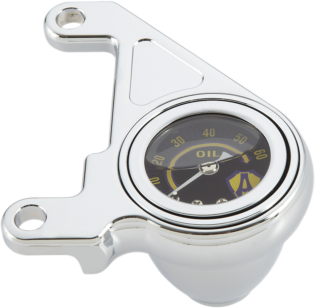 2212-0370 - ARLEN NESS Oil Pressure Gauge Kit - Deep Cut - Black 15-668