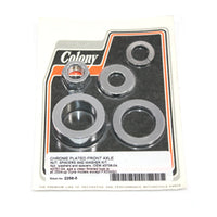 2256-5 - Front Axle Spacer Kit Smooth Style Chrome by Colony