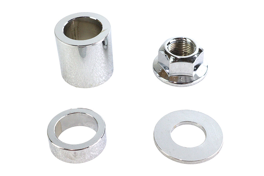 2257-4 - Rear Axle Spacer Kit Smooth Style Chrome by Colony