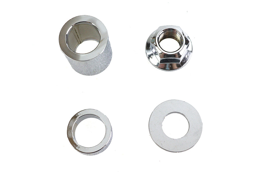2257-4 - Rear Axle Spacer Kit Smooth Style Chrome by Colony