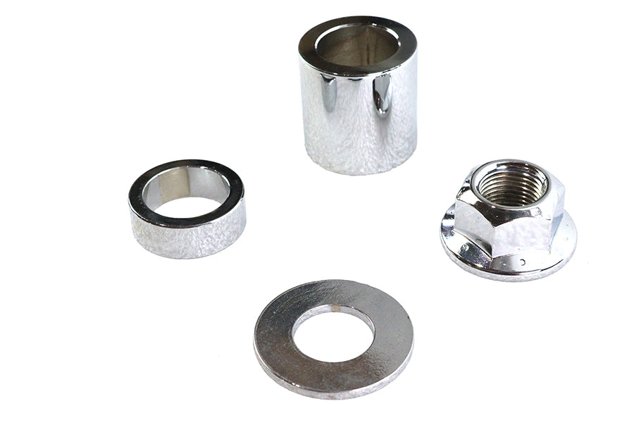 2257-4 - Rear Axle Spacer Kit Smooth Style Chrome by Colony