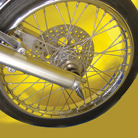 2263-2 - Chrome Front Axle Cover Set Pike Style by Colony