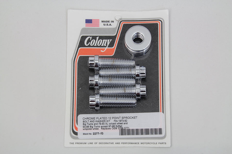 2277-10 - Sprocket Bolt and Washer Kit by Colony