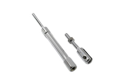 23-0124 - Zinc Plated Kelsey Mid Brake Plunger by V-Twin