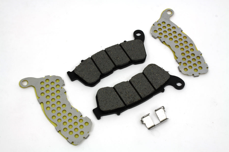 23-0191 - Zinc Dura Kevlar Front Brake Pad Set by Duro