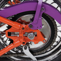 23-0248 - Cast Rear Mechanical Brake Drum Black by V-Twin